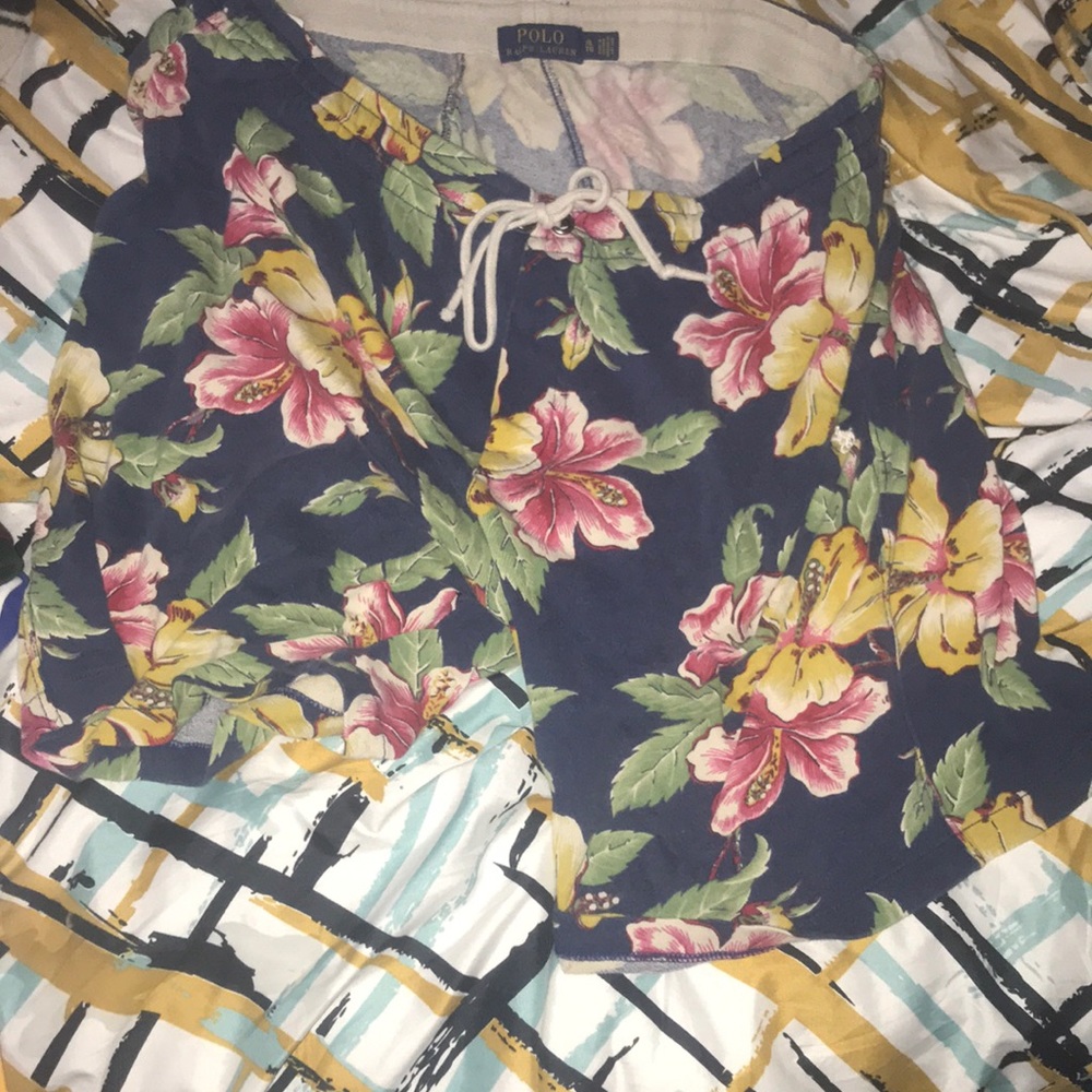 Ralph Lauren Floral 100% cotton shorts!